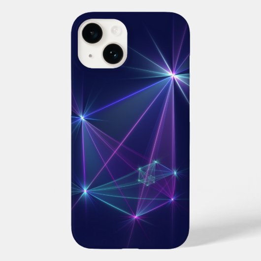星座、アブストラクト フラクタルアート Case-Mate iPhoneケース (裏面)