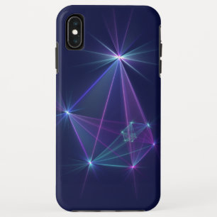 星座、アブストラクト フラクタルアート iPhone XS MAXケース