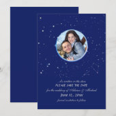 星座 オールブルー フォト発表 招待状 (正面/裏面)