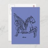 星座: ペガソス ポストカード (正面/裏面)