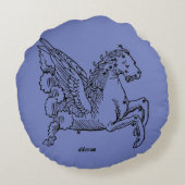 星座: ペガソス ラウンドクッション (裏面)