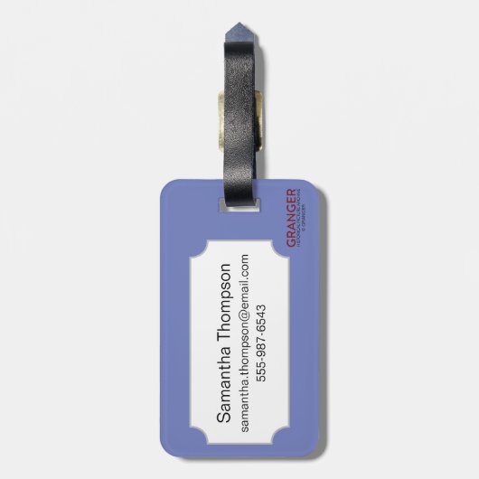 星座: ペガソス ラゲッジタグ (裏面縦)