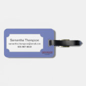 星座: ペガソス ラゲッジタグ (裏面横)