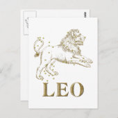 星座:レオ ポストカード (正面/裏面)