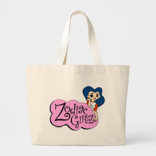 《星座》乙女座のトートバック ラージトートバッグ (正面)