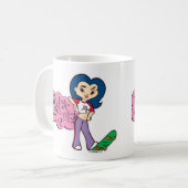 《星座》乙女座のマグ コーヒーマグカップ (正面左)