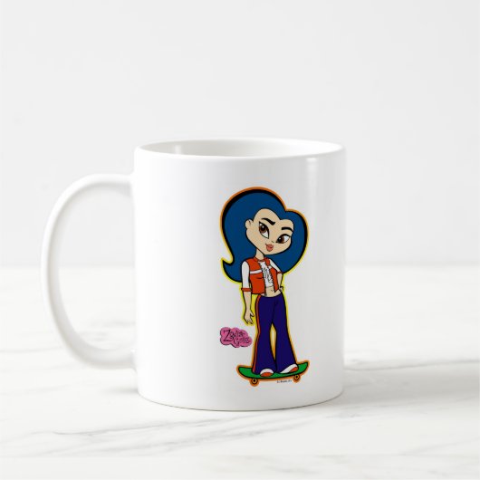 《星座》乙女座のマグ コーヒーマグカップ (左)