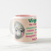 《星座》乙女座のマグ ツートーンマグカップ (正面左)