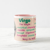《星座》乙女座のマグ ツートーンマグカップ (中央)