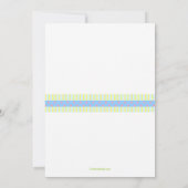 《星座》乙女座の写真の誕生日のパーティの招待状 招待状 (裏面)