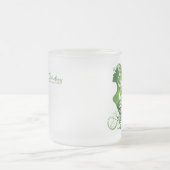 《星座》乙女座の占星術のマグ フロストグラスマグカップ (中央)