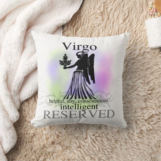 《星座》乙女座の占星術の印アメリカMOJOの枕 クッション (ブランケット)