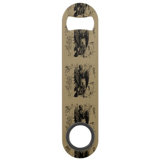 《星座》乙女座の星座のHevelius 8月1690日23日9月22日 スピード栓抜き (裏面)