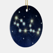 《星座》乙女座の星座|の名前をカスタムする セラミックオーナメント (右)