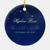 《星座》乙女座の星座|の名前をカスタムする セラミックオーナメント (裏面)