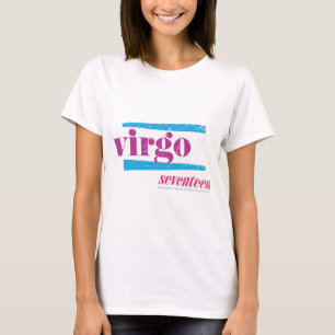 《星座》乙女座の紫色 Tシャツ