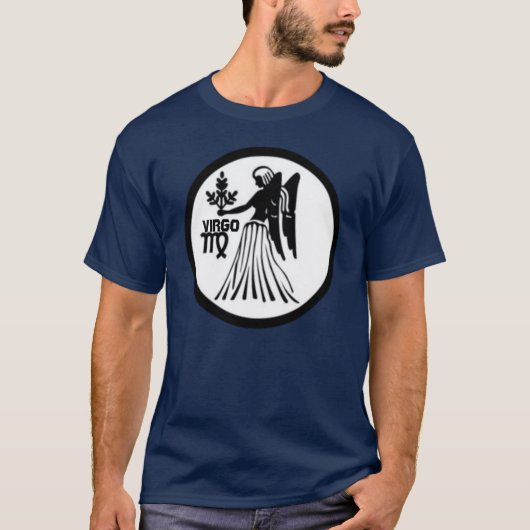 《星座》乙女座の規則世界 Tシャツ (正面)