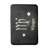 《星座》乙女座の記号 バスマット (正面縦)