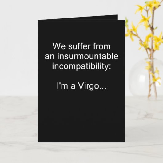 《星座》乙女座の非交換性 カード (黄色い花)