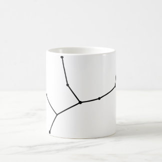 《星座》乙女座の(占星術の)十二宮図のマグ コーヒーマグカップ