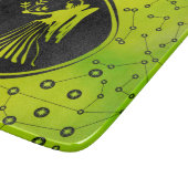 《星座》乙女座の(占星術の)十二宮図の印の地球の要素 カッティングボード (角)