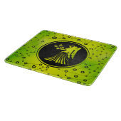 《星座》乙女座の(占星術の)十二宮図の印の地球の要素 カッティングボード (角)