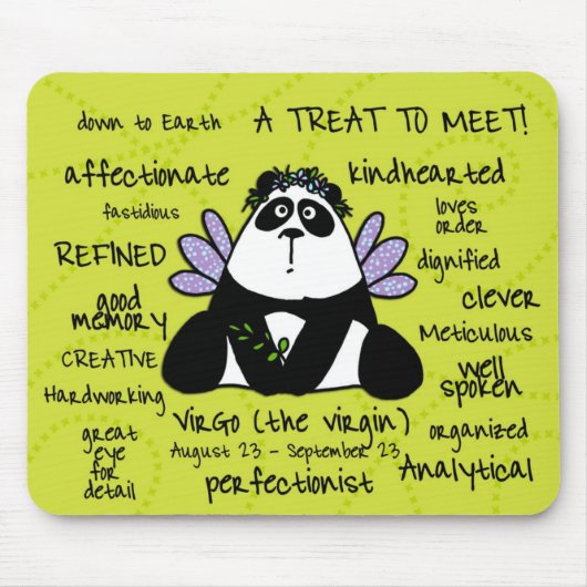 《星座》乙女座のmousepad マウスパッド (正面)