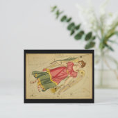 《星座》乙女座はがき ポストカード (スタンド正面)