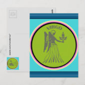 《星座》乙女座はがき ポストカード (正面/裏面)