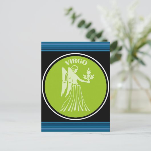 《星座》乙女座はがき ポストカード (スタンド正面)
