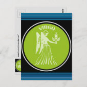 《星座》乙女座はがき ポストカード (正面/裏面)