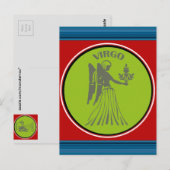 《星座》乙女座はがき ポストカード (正面/裏面)