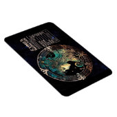 《星座》乙女座をテーマにした栄養価 マグネット (右側)