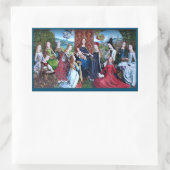 《星座》乙女座インター・バージン(M 070) 長方形シール (バッグ)