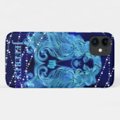 《星座》乙女座インDark Blue II Case-Mate iPhoneケース (裏面(横))
