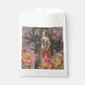 《星座》乙女座ウーマンポートレートアンティークカラフルリッチ フェイバーバッグ (正面)