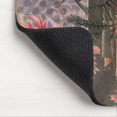 《星座》乙女座ウーマンポートレートアンティークカラフルリッチ マウスパッド (コーナー)