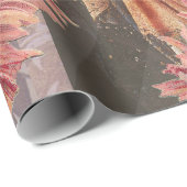 《星座》乙女座ウーマンポートレートアンティークカラフルリッチ ラッピングペーパー (ロールコーナー)