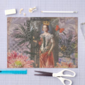 《星座》乙女座ウーマンポートレートアンティークカラフルリッチ 薄葉紙 (クラフト)