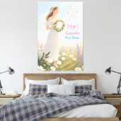 《星座》乙女座エレガント〔占星術の〕十二宮図シナフローラウォールアートギ キャンバスプリント (インサイチュ (寝室))