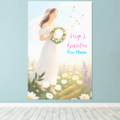 《星座》乙女座エレガント〔占星術の〕十二宮図シナフローラウォールアートギ キャンバスプリント (インサイチュ (ウッドフロア))