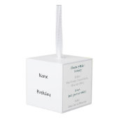 《星座》乙女座オーナメント キューブオーナメント (裏面アングル)