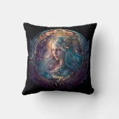 《星座》乙女座カスタム〔占星術の〕十二宮図占星術ファンタジーサンサイン クッション (裏面)