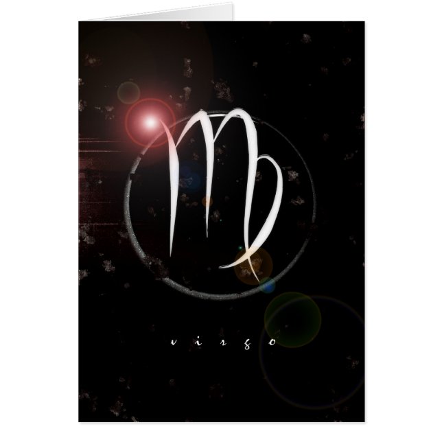 《星座》乙女座カード (正面)