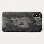 《星座》乙女座コンステレーション〔占星術の〕十二宮図マップHevelius 1690 Case-Mate iPhoneケース (裏面(横))