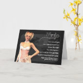 《星座》乙女座ゴシック〔占星術の〕十二宮図誕生日カード カード (黄色い花)