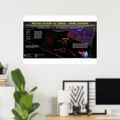 《星座》乙女座サイン – 666スターフィールド1 ポスター (ホームオフィス)