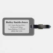 《星座》乙女座ザメイドグレー占星術IDラゲージタグ ラゲッジタグ (裏面横)