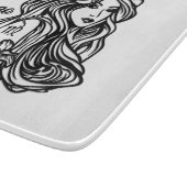 《星座》乙女座ザヴァージン〔占星術の〕十二宮図ガラス カッティングボード (角)