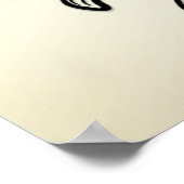 《星座》乙女座ザヴァージン〔占星術の〕十二宮図ゴールデン ポスター (角)